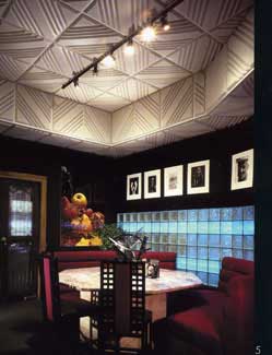 decorative ceiling drop tile.