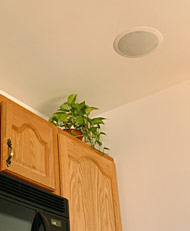 in ceiling stereo speakers.