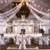 wedding ceiling drape.