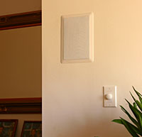 bathroom ceiling stereo speakers.