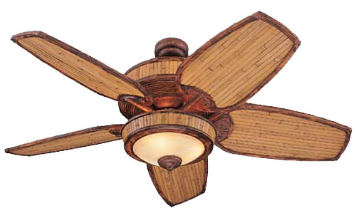 bamboo slanted ceiling fans.