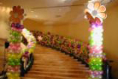 balloon decoration for wedding picture.